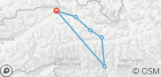  Alpenüberquerung vom Wilden Kaiser zum Großglockner (7 Tage) - 6 Destinationen 