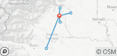  Sternfahrt Piemont (7 Tage) - 9 Destinationen 