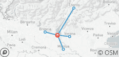  Sternfahrt Gardasee - Trient, Verona, Mantua und Brescia - 3*** - Hotel (7 Tage) - 9 Destinationen 