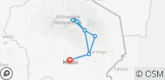  Mount Kilimanjaro - Marangu Route with one day Extension (8 days) - 11 destinations 