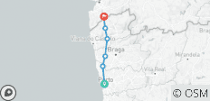  Jakobsweg - Portugiesischer Weg: Porto-Tui - 7 Tage (7 Tage) - 6 Destinationen 
