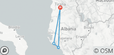 Albanien gemütlich erwandern (8 Tage) - 4 Destinationen 