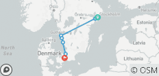  Skandinavien - mit dem Rad von Stockholm nach Kopenhagen (8 Tage) - 7 Destinationen 