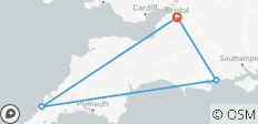  Cornwall &amp; Dorset - die Highlights am Coast Path &amp; der Jurassic Coast erwandern (8 Tage) - 4 Destinationen 