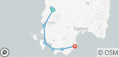  Italien - Fahrrad fahren in Süd-West Sardinien (8 Tage) - 8 Destinationen 