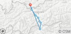  Alpenüberquerung von Garmisch nach Sterzing (8 Tage) - 8 Destinationen 