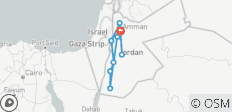  Jordanien - das Reich der Nabatäer erwandern (11 Tage) - 9 Destinationen 