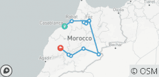  Marokko - Königsstädte, Wüsten und grüne Täler erwandern (15 Tage) - 11 Destinationen 