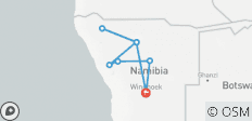  Radreise in den Norden von Namibia – 14 Tage (14 Tage) - 8 Destinationen 