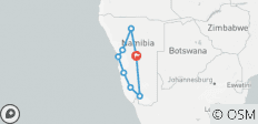  Namibia auf unbekannten Pfaden erwandern (17 Tage) - 8 Destinationen 