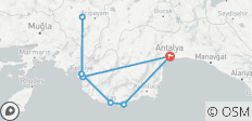  Hike the Lycian Way - 8 destinations 