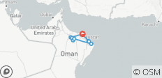  Das Königreich Oman zu Fuß entdecken (11 Tage) - 9 Destinationen 