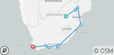  Südafrikas Highlights erleben (16 Tage) - 11 Destinationen 