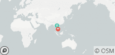  Viaje de ida y vuelta en grupo reducido y natación - Laos y Camboya (incl. vuelo) - 6 destinos 