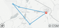  Safari mágico de 4 días en Tanzania - 5 destinos 
