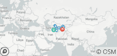  Die 3 Stans: Turkmenistan, Usbekistan, Tadschikistan - 9 Destinationen 