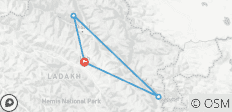  Circuito privado a Leh - ladakh con Pangong y Nubra - 4 destinos 