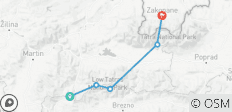  Slowakei - Polen Tatra Überquerung von Donovaly nach Zakopane - Das ORIGINAL (8 Tage) - 5 Destinationen 