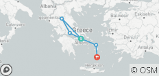  Exploring Greece, Private Tour - 6 Destinationen 