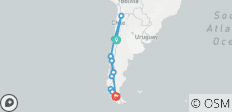  Chile XXL - von Nord nach Süd (19 Tage) - 14 Destinationen 