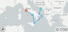  Höhepunkte von Süditalien - Civitavecchia (Rom), Italien - 8 Destinationen 