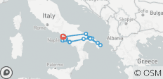  Entdeckungsreise Kampanien &amp; Apulien - Mietwagenrundreise - 10 Tage - 19 Destinationen 