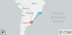  Uruguay &amp; Brasilien unentdeckt - Start Rio de Janeiro, Ende Montevideo, 2023 (9 Tage) - 6 Destinationen 