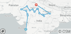  Northern India Tour with Varanasi - 18 destinations 