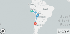  Peru, Bolivien &amp; Chile - 21 Tage - 12 Destinationen 