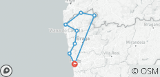  Minho und Porto Radtour - Grünes Portugal: Von den Bergen bis zum Meer (8 Tage) - 8 Destinationen 