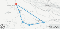  Varanasi Tour met Agra - 8 bestemmingen 