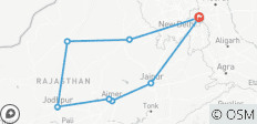 Rajasthan Highlights Tour - 9 bestemmingen 