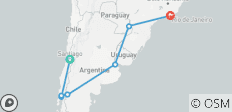  Chile, Argentina and Brasil - 15 days - 7 destinations 