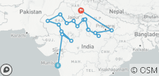  North India Tour with Varanasi - 20 destinations 
