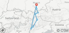  München - Gardasee mit Gepäcktransfer - 8 Destinationen 
