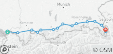  Lake Constance-Königssee Cycle Route With Luggage Transfer - 16 destinations 