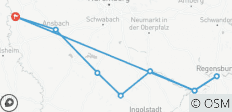  Altmühl-Radweg mit Gepäcktransfer - 9 Destinationen 