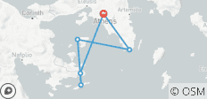  Escapada de 4 días a Atenas Acrópolis, Sounio, Hidra y Experiencias Culinarias - 6 destinos 
