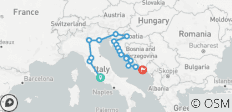  Italy Escape with Adriatic Cruise (2023) - 20 destinations 