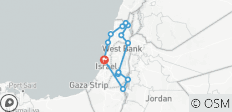  Israel Höhepunkte - 8 Tage - 14 Destinationen 