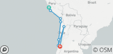  Peru &amp; Atacama Delights - cruise &amp; land journey (Start Lima, End Santiago) - 8 destinations 