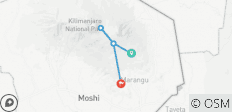  Ascension du Kilimandjaro par la route de Marangu 5 jours - 5 destinations 