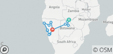 Premium Botswana &amp; Namibia - 14 Destinationen 