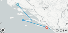  Premium Split à Dubrovnik (from Split to Elaphiti (Îles)) - 5 destinations 