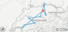  Das Beste der Schweiz (8 Tagen) - 11 Destinationen 