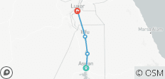  5* Nijlcruise van Aswan naar Luxor 4 dagen met maaltijden, &amp; privé sightseeing, tour met gids - 4 bestemmingen 