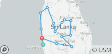  SriLanka Abenteuerurlaub - 15 Destinationen 