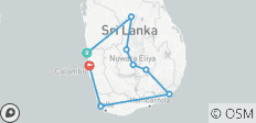  Tour de l\'île de Sri Lanka - 8 destinations 