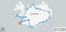  Große Island-Rundreise auf der Ringstraße (Mietwagenrundreise, 11 Tage) - 25 Destinationen 