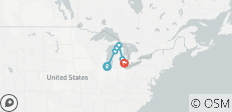  Mackinac Eiland (Chicago, IL naar Southfield, MI) - 7 bestemmingen 